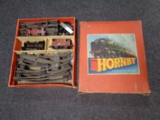 A boxed Hornby Meccano Limited Hornby Train Goods set No.