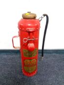 A vintage L and G Fire Appliance Company Limited fire extinguisher