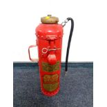 A vintage L and G Fire Appliance Company Limited fire extinguisher