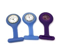 Three nurse's fob watches