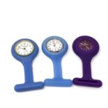 Three nurse's fob watches