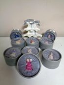 A collection of approximately nine Royal Doulton Pretty Ladies miniature figurines together with a