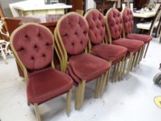 Approximately 14 contemporary banqueting chairs