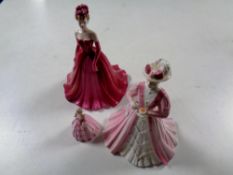 Two Coalport figures, Evening at the Opera No. 863 of 5000, and Emily No.