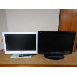 A Panasonic Viera 18'' LCD TV with remote,