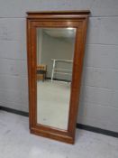 A 19th century continental walnut framed mirror