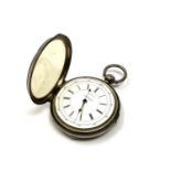 A silver pocket watch with presentation inscription dated 1883, retailed by S D and Co.