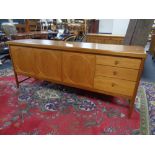 A 20th century Nathan teak low sideboard