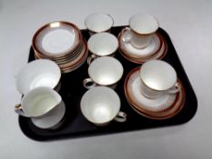 A fourteen piece Royal Grafton Majestic bone china tea service