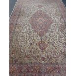 A Tabriz carpet, Iranian Azerbaijan, 408 cm x 252 cm.
