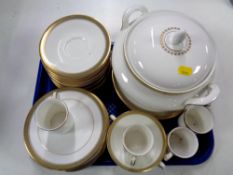 Approximately one hundred and twelve pieces of Royal Doulton Clarendon china,