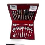 A Viner's Love Story 44 piece cutlery set in canteen.