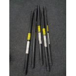 Five tubes containing Tyg welding rods.