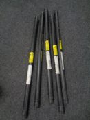 Five tubes containing Tyg welding rods.