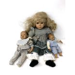 Three Heidi Ott dolls.