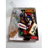 A box containing a quantity of 20th century die cast vehicles,