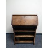 A 20th century oak lady's bureau