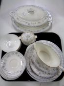 Thirty four pieces of Minton Cliveden bone china dinner service