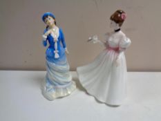 Two Royal Doulton figures Sally HN 3851 and Kathleen HN 3880