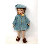 A Chad Valley Hygenic Toys Range Princess Elizabeth doll, circa 1930's,