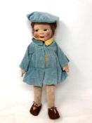 A Chad Valley Hygenic Toys Range Princess Elizabeth doll, circa 1930's,