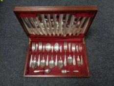 A canteen of Viner's plated cutlery