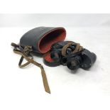 A pair of Russian field binoculars, 6 x 24, made in USSR numbered 7509978, cased.