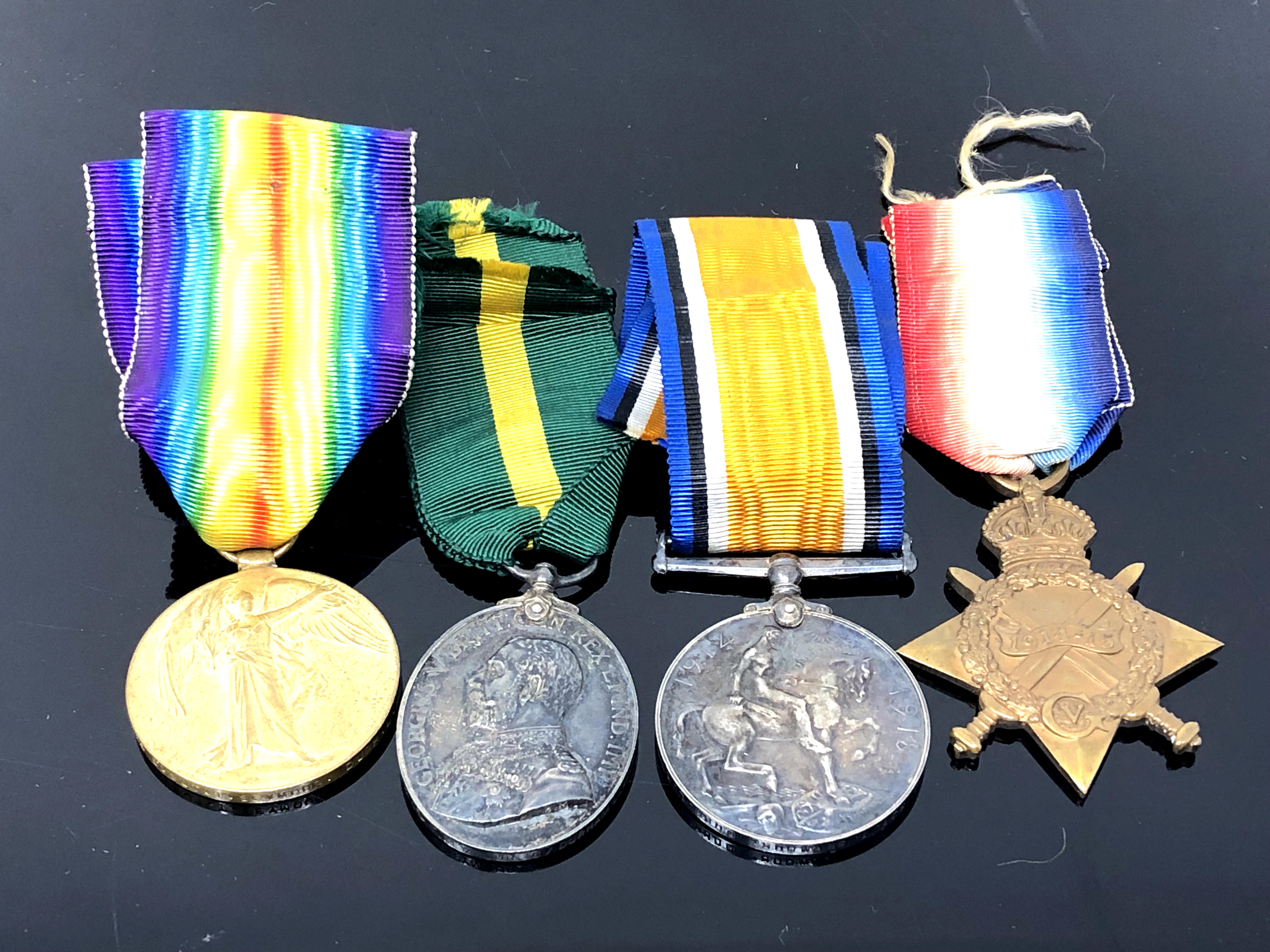 A First World War Medal group, comprising Victory Medal, British War Medal,