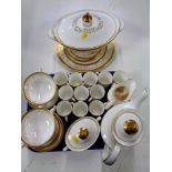 Approximately ninety eight pieces of Royal Doulton Belmont tea and dinner china