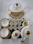 Approximately ninety eight pieces of Royal Doulton Belmont tea and dinner china