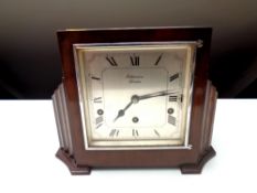 A J W Benson of London Art Deco mantel clock