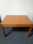 A 20th century teak coffee table