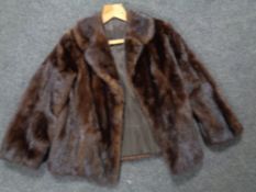 A mink fur jacket