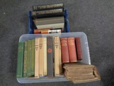 Two crates of twentieth century volumes to include world's greatest painters,