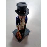 A cast iron novelty money box - Uncle Sam