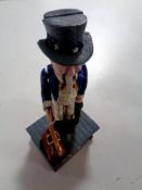 A cast iron novelty money box - Uncle Sam