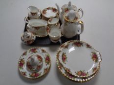 A Royal Albert Old Country Roses tea set