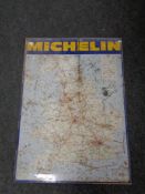 A tin Michelin map,