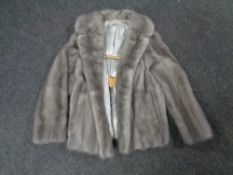 A coney fur coat