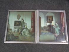 A pair of Campbell Taylor framed prints,