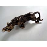 A cast iron figure - Lioness