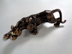 A cast iron figure - Lioness