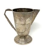 A silver jug, Birmingham marks. CONDITION REPORT: 114.