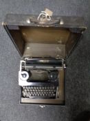 A Kappel vintage typewriter in case