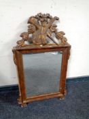 A 19th century giltwood wall mirror