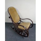 A Bentwood rocking chair