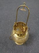 A Fregatten Jylland reproduction brass ship's lantern No.