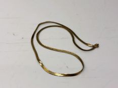A 9ct gold necklace. CONDITION REPORT: 3.