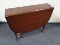 An antique mahogany Sutherland table
