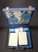 A cased 20th century Sirram picnic set